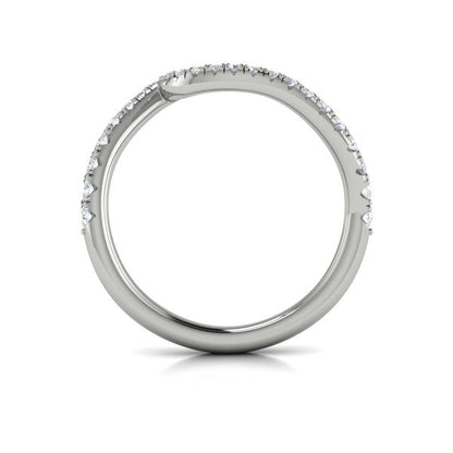 Matching Bands Wedding Band in Platinum by Vlora Bridal
