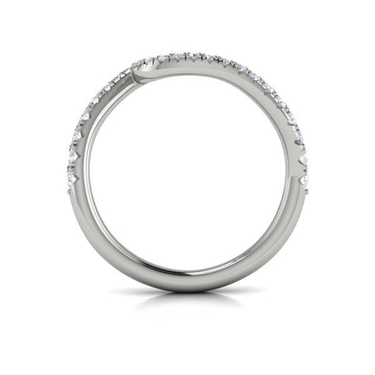 Matching Bands Wedding Band in Platinum by Vlora Bridal