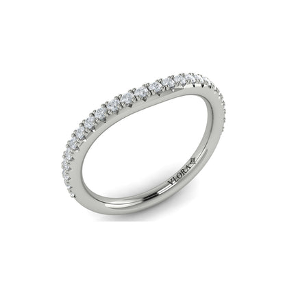 Matching Bands Wedding Band in Platinum by Vlora Bridal