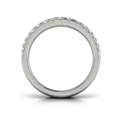 Diamond Multi-Row Curved Statement Ring