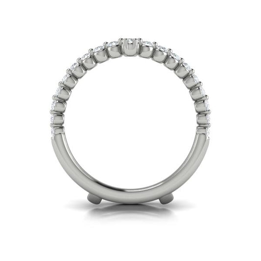 Enhancer Wedding Band in Platinum by Vlora Bridal