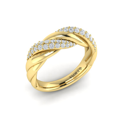 Double Twist Ring