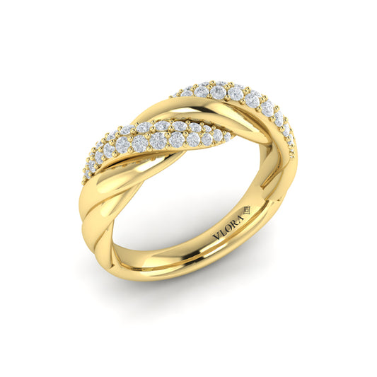 Double Twist Ring