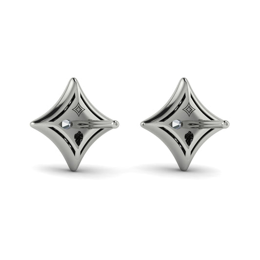 Diamond Vlora Star Stud Earrings