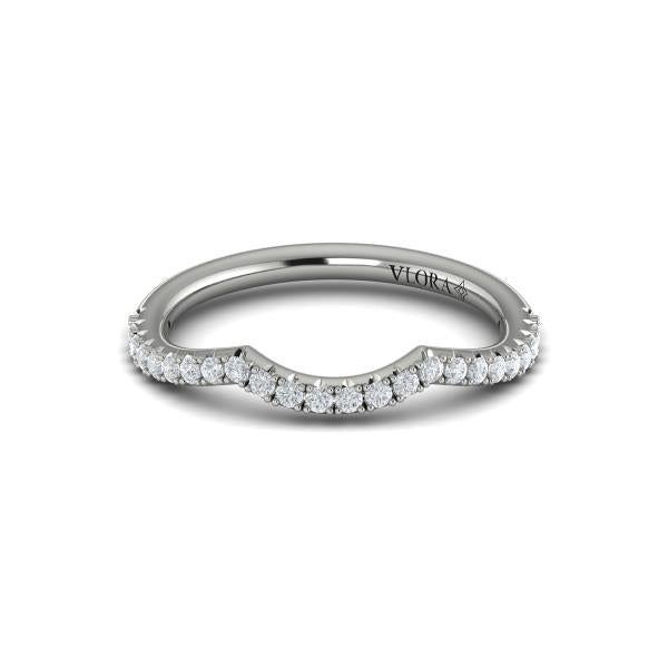 Matching Bands Wedding Band in Platinum by Vlora Bridal