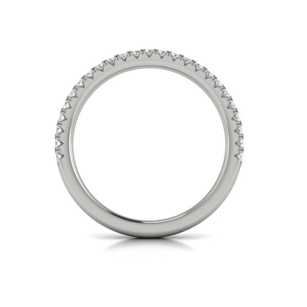 Stackable Bands Wedding Band in Platinum by Vlora Bridal