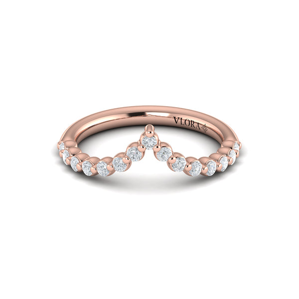 Diamond  Chevron Ring