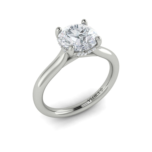 Elegant Classic Solitaire Engagement Ring