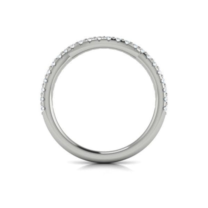 Woven Pave Matching Wedding Band