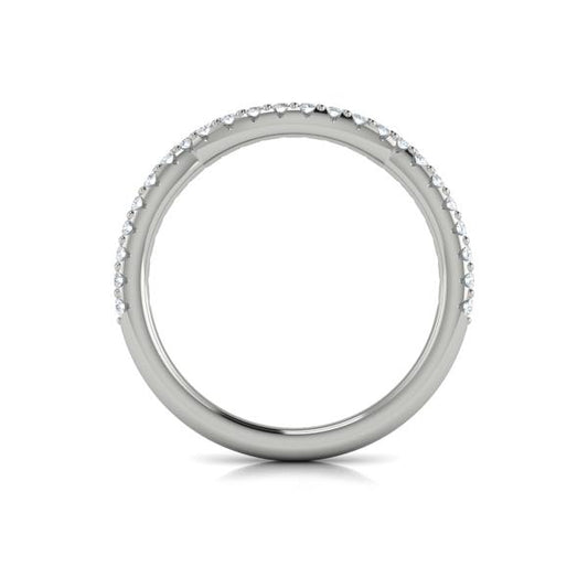 Woven Pave Matching Wedding Band