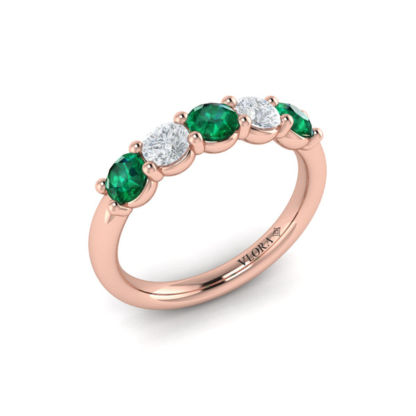 Emerald and Diamond Band