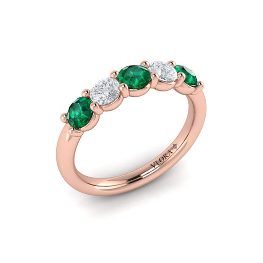 Emerald and Diamond Band