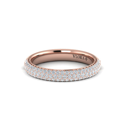 Bold Pavé Diamond Band