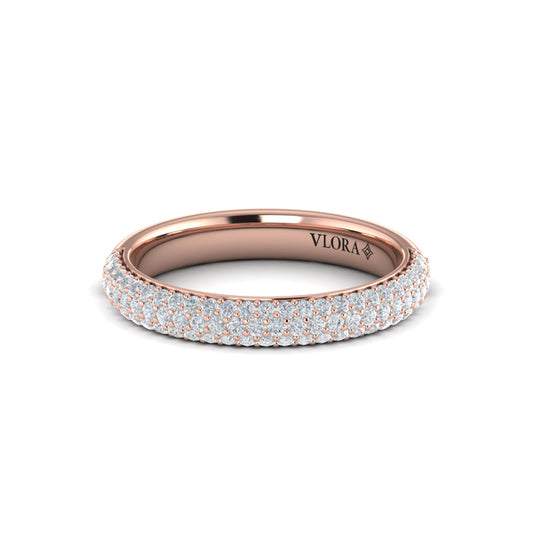 Bold Pavé Diamond Band