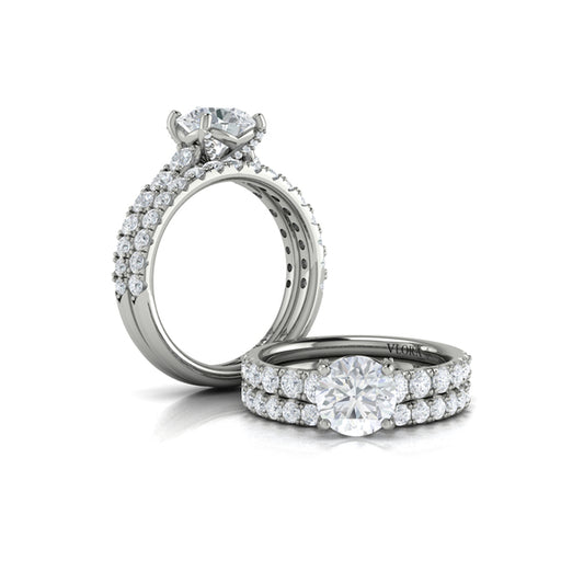 Matching Bands Wedding Band in Platinum by Vlora Bridal