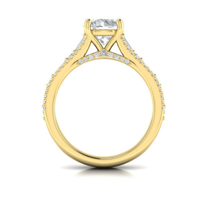 Extravagant Round Engagement Ring