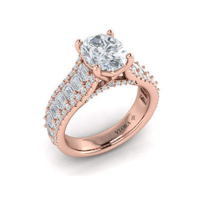 Opulence Oval Engagement Ring