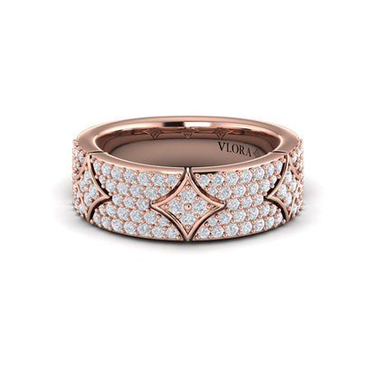 Diamond Vlora Star Ring