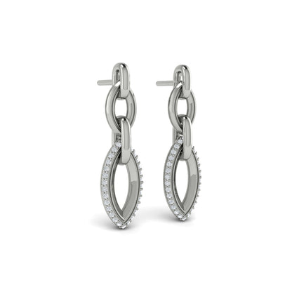 Double Drop Link Earrings