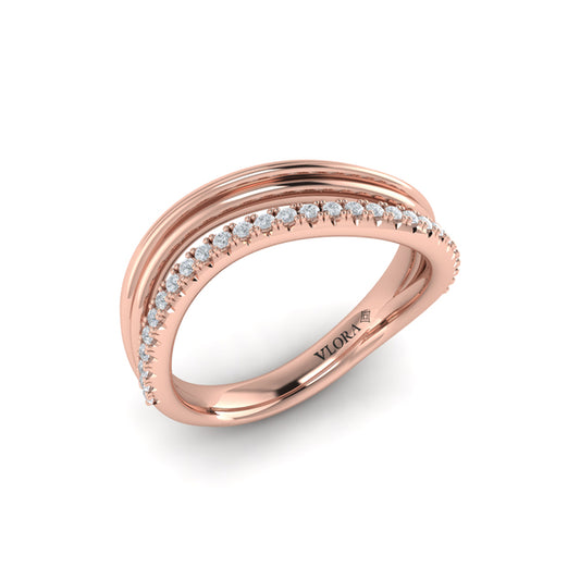 Double Wave Ring
