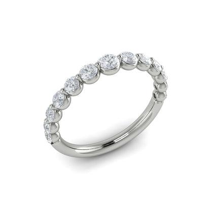 Stackable Bands Wedding Band in Platinum by Vlora Bridal