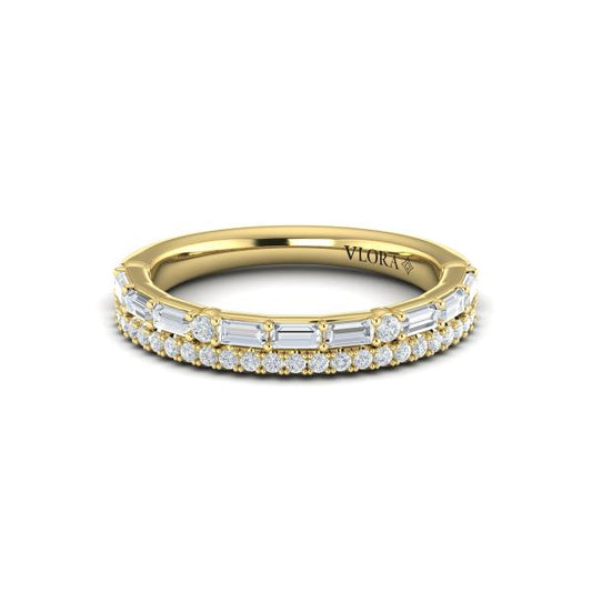 Baguette Duo Stackable Band