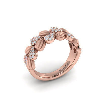 Scalloped Ring with Satin Finish