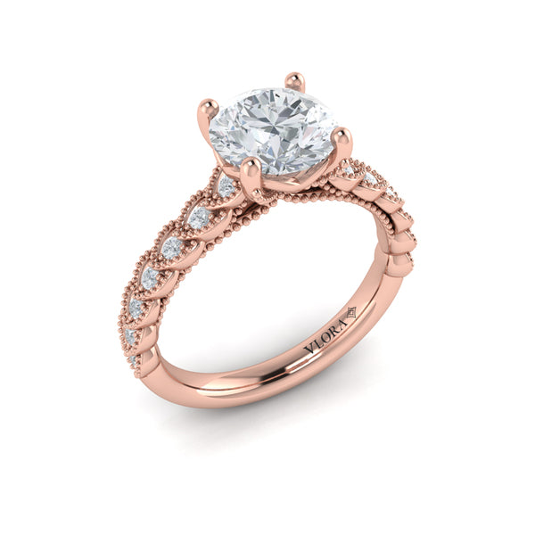 Modern Vintage Engagement Ring