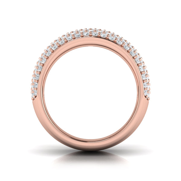 Diamond Multi-Row Statement Ring