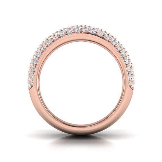 Diamond Multi-Row Statement Ring