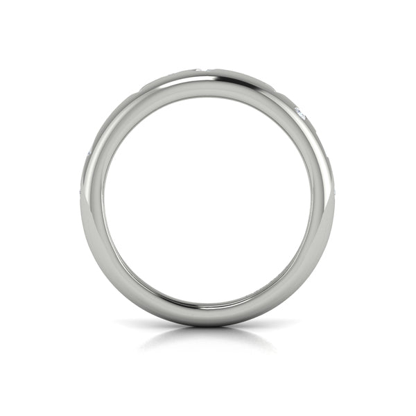 Multi Baguette and Round Dome Diamond Ring