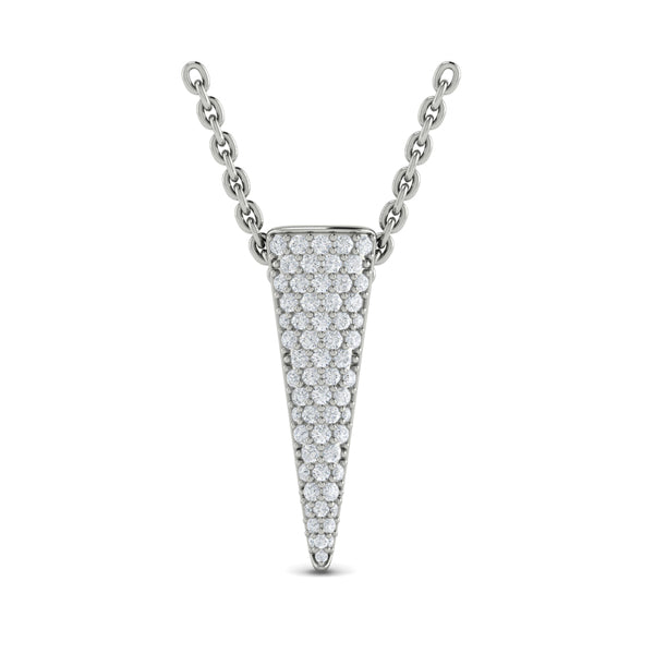 Diamond Pendant from MIRAVEL Collection in Platinum