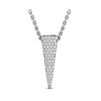 Diamond Pendant from MIRAVEL Collection in Platinum