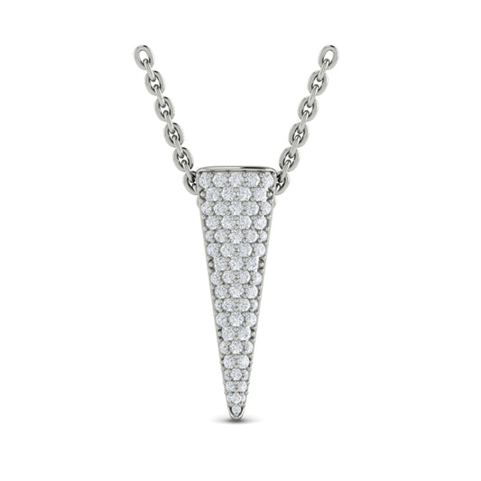Diamond Pendant from MIRAVEL Collection in Platinum