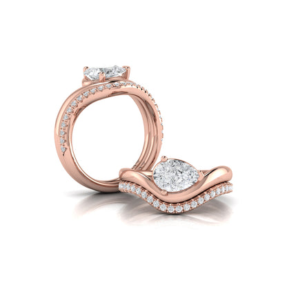 Matching Band for the Pear Excellence Engagement Ring