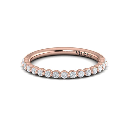 Diamond Round-Set Band