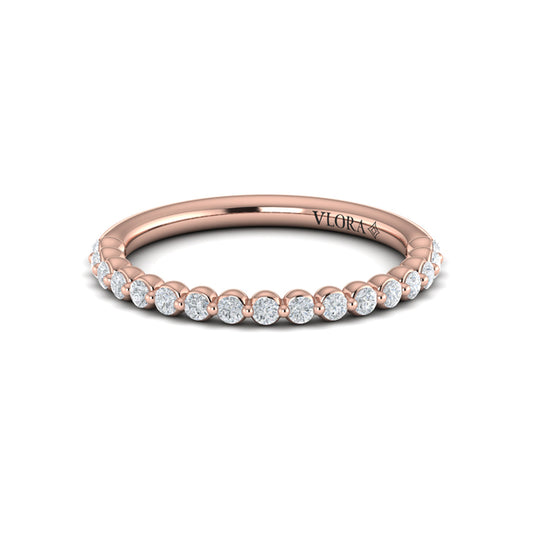 Diamond Round-Set Band
