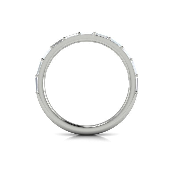 Matching Band for Serenity Oval Hidden Halo Engagement Ring