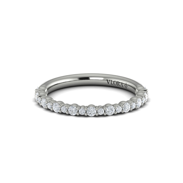 Matching Bands Wedding Band in Platinum by Vlora Bridal
