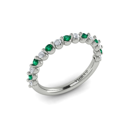 Diamond and Emerald Ring