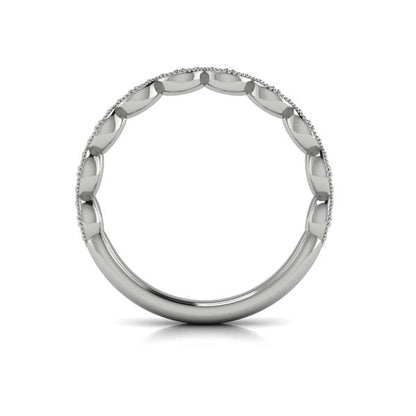 Matching Bands Wedding Band in Platinum by Vlora Bridal