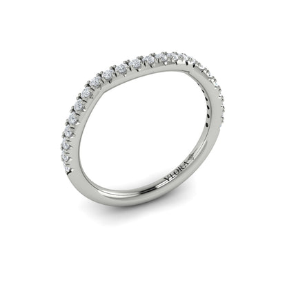 Matching Bands Wedding Band in Platinum by Vlora Bridal