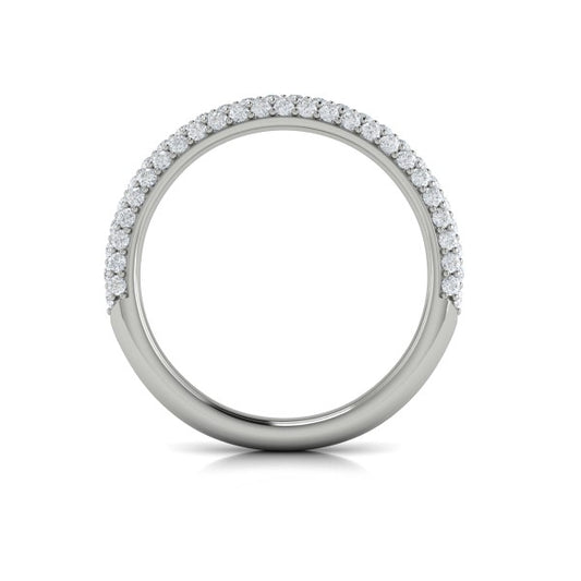 Stackable Bands Wedding Band in Platinum by Vlora Bridal