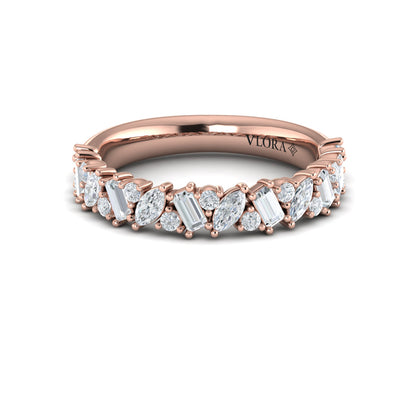 Marquise and Baguette Diamond Band