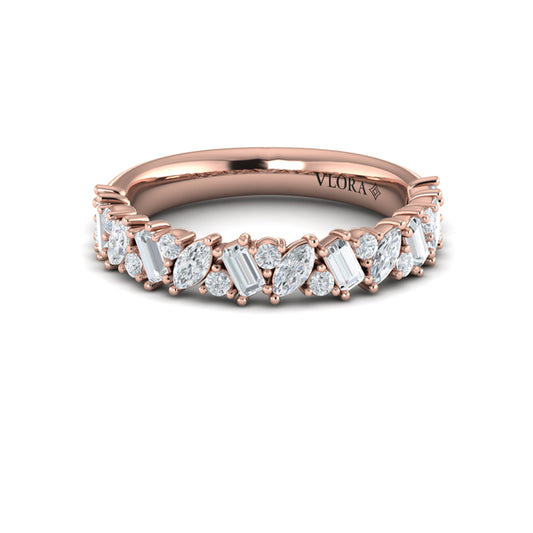 Marquise and Baguette Diamond Band