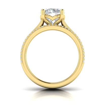 Triple Band Engagement Ring