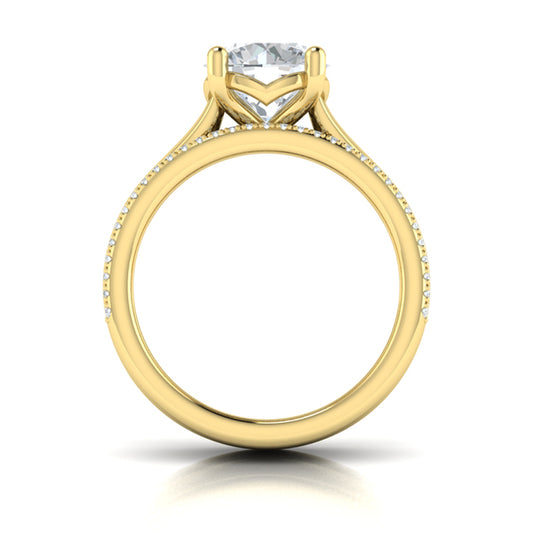 Triple Band Engagement Ring