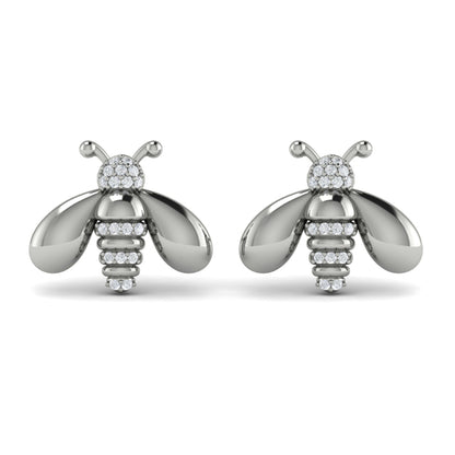 Bee Diamond Pavé Earrings