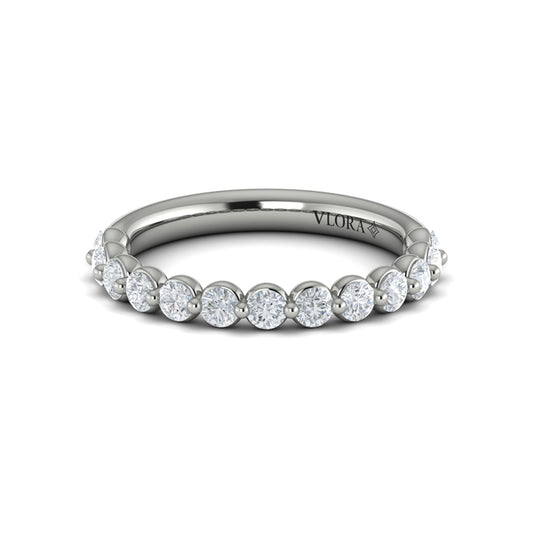 Refined Round Diamond Band
