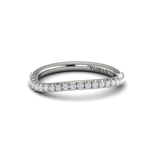 Matching Bands Wedding Band in Platinum by Vlora Bridal